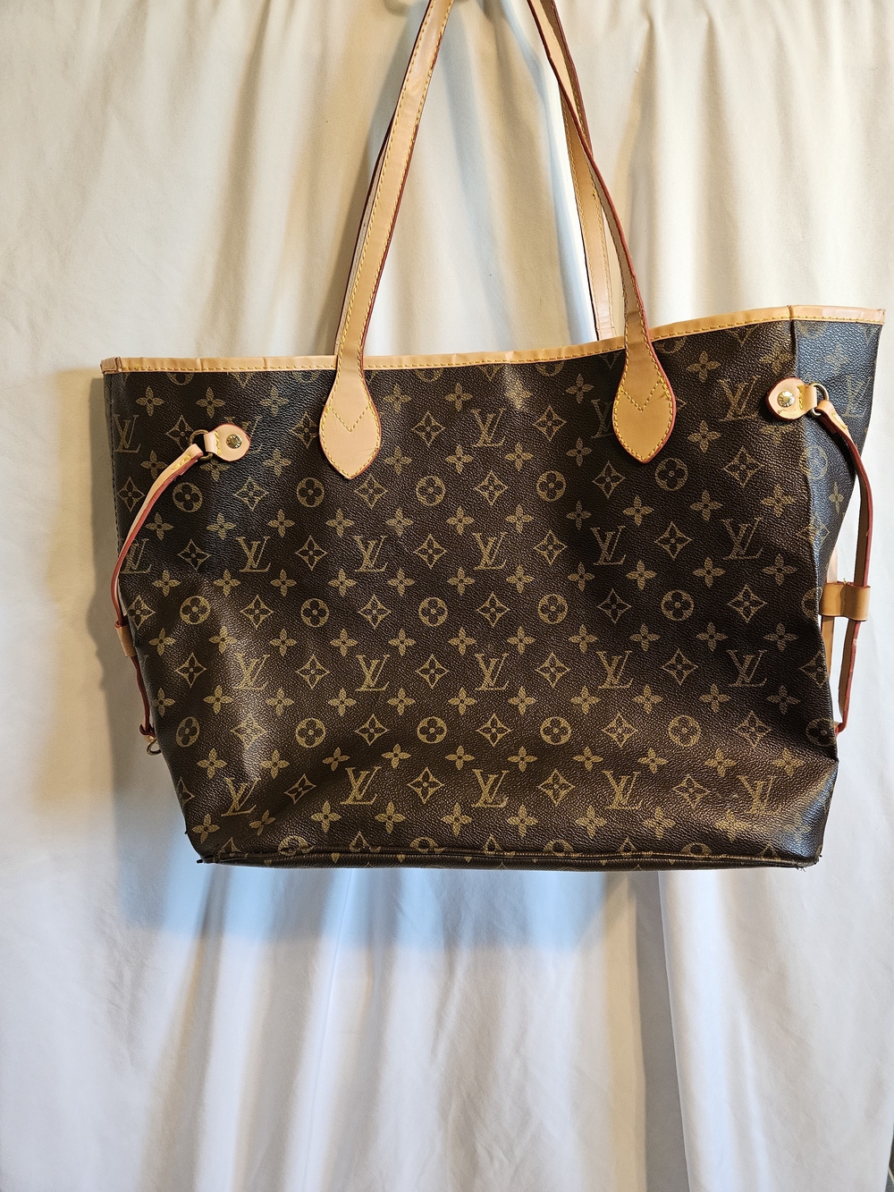 Brown Monogram Canvas Tote Bag